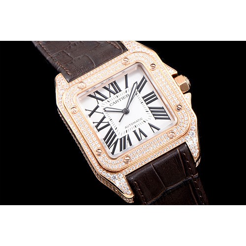 [Cartier]까르띠에 산토스 42mm-33 WM502051 수정형