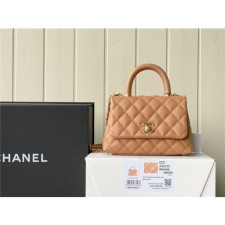 Chanel 샤넬 미니 코코핸들 캐비어 AS2215