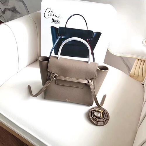 [CELINE]셀린느 벨트백 미니 20cm 그레이