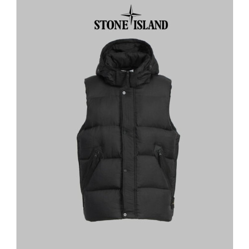 STONE ISLAND 스톤아일랜드 수입 정품급 가먼트다잉 구스다운 패딩 조끼