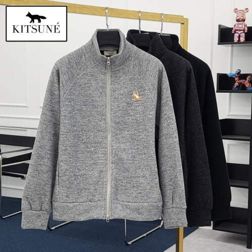 Maison Kitsune 메종키츠네 칠랙스폭스 융기모 니트 집업