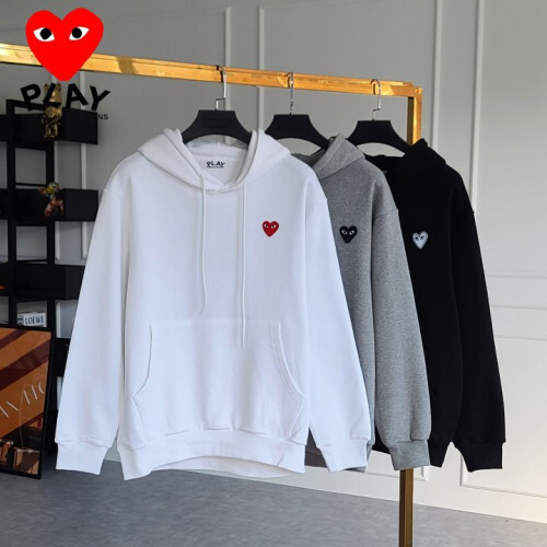 Comme des Garcons 꼼데가르송 하트와펜 베이직 쭈리 후드티