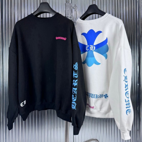 Chrome Hearts 크롬하츠 블루 기모 맨투맨