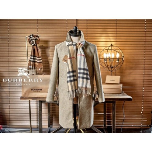 Burberry 울 캐시미어테일러드 맥코트