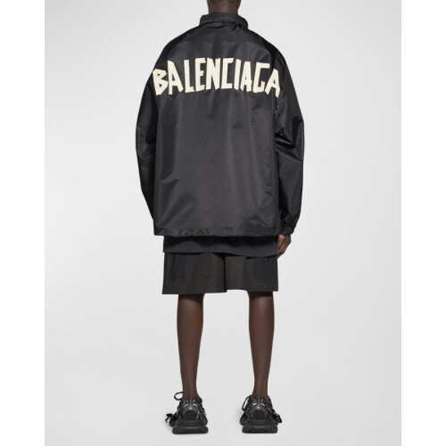 BALENCIAGA 발렌시아가 테이프 로고 자켓