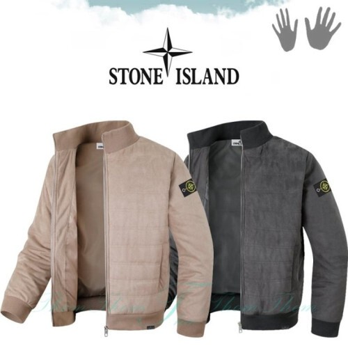 Stone Island 스톤아일랜드 방풍 스웨이드 패딩 점퍼