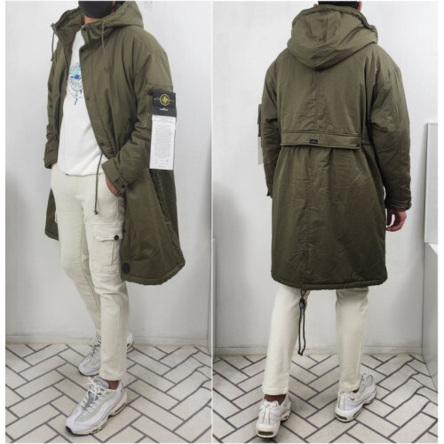 Stone Island 스톤아일랜드 고스트피스 패딩 롱야상