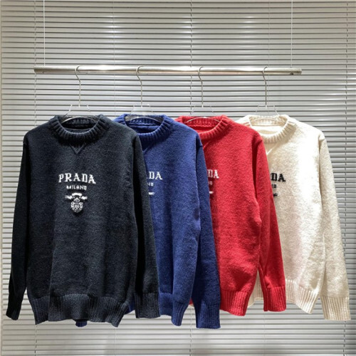 PRADA 프라다 872 로고 니트