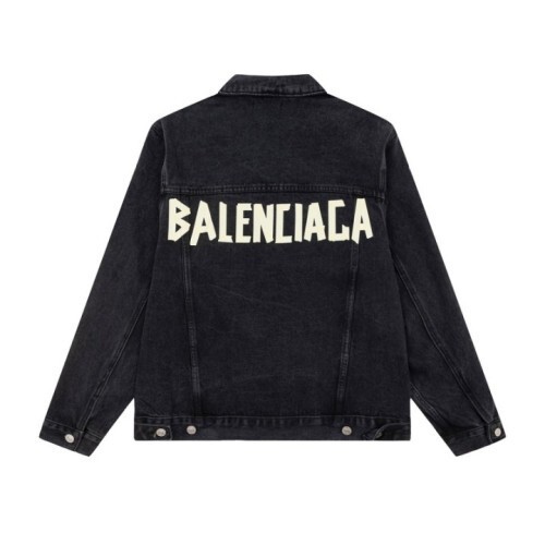 BALENCIAGA 발렌시아가 테잎 백로고 데님 자켓