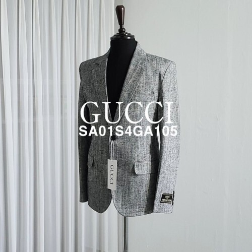 GUCCi 구찌 모던 헤링본 싱글 자켓