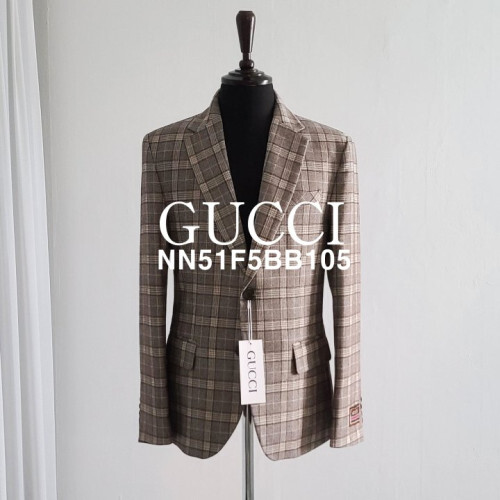 Gucci 구찌 스퀘어체크 싱글 자켓