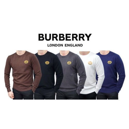 Burberry 버버리 아카이브 월계수 자수로고 니트