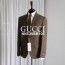 Gucci 구찌 헤링본 울 싱글 기모 자켓