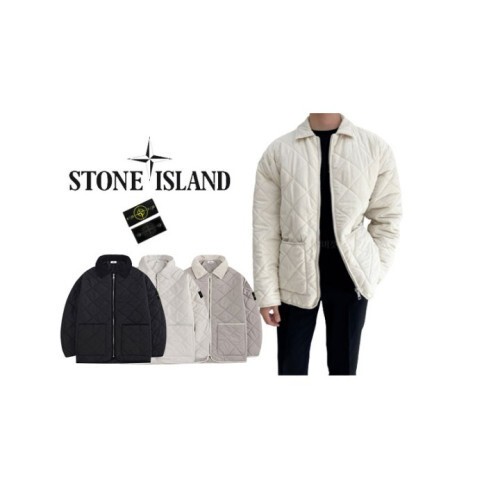 Stone Island 스톤아일랜드 카라양털 퀄팅 자켓