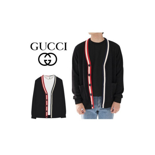 Gucci 구찌 라인배색 가디건