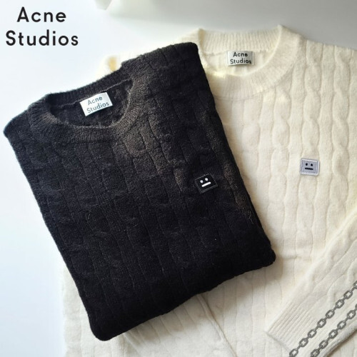 Acne Studios 아크네스튜디오 패치 램스울 케이블 니트