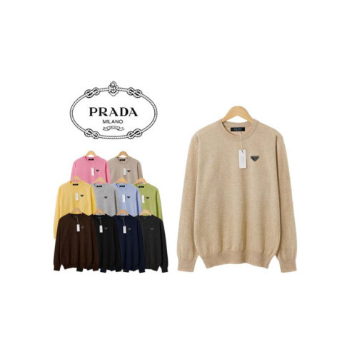 Prada 프라다 플레이트 캐시미어 라운드 니트