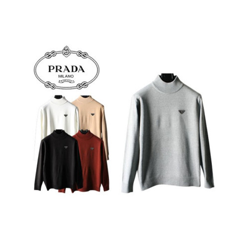 Prada 프라다 아크릴 베이직 반폴라니트