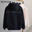 BALENCIAGA 발렌시아가 자수로고 양털 후드 자켓