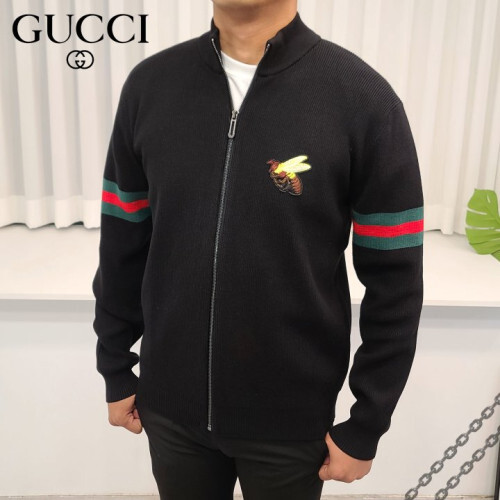 Gucci 구찌 벌자수 팔포인트 니트 집업