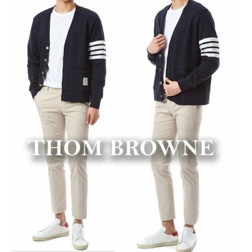 Thom Browne 톰브라운 클래식 사선완장 커플 가디건