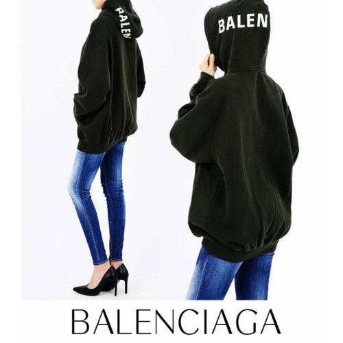 BALENCIAGA 발렌시아가 후드네임로고 (수지) 커플후드