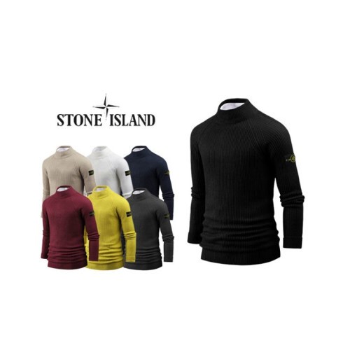 Stone Island 스톤아일랜드 루즈핏 반목 니트