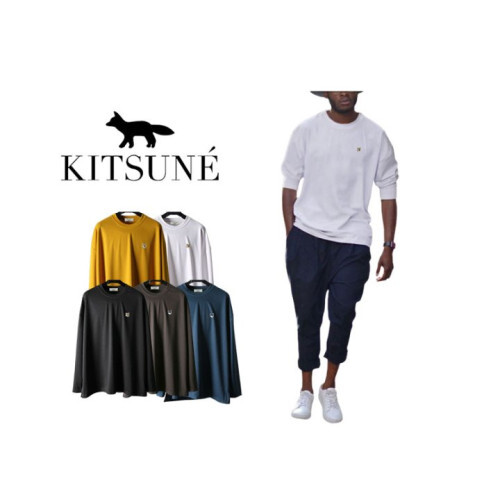 Maison Kitsune 메종키츠네 사이드트임 스판 긴팔티