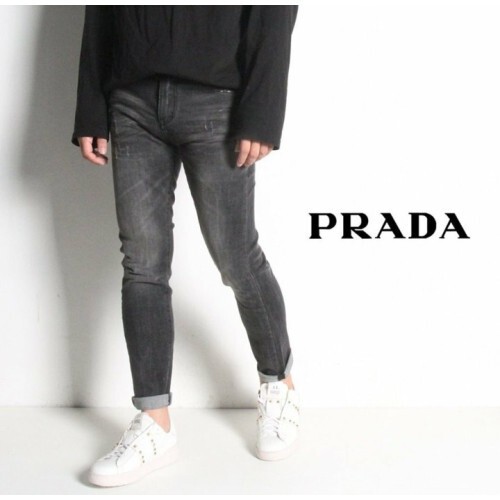 PRADA 프라다 블랙 슬림진