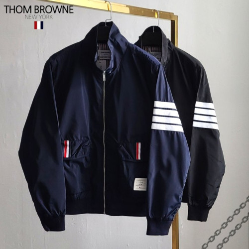 Thom Browne 톰브라운 사선완장 등삼선 블루종