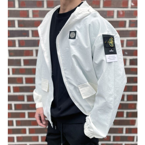 Stone Island 스톤아일랜드 나슬란 리플렉티브 스몰컴퍼스 와팬 로고 후디자켓 [세미오버핏]