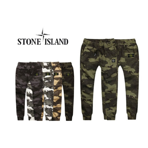 Stone Island 스톤아일랜드 카모 코튼 워싱조거팬츠