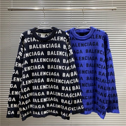 BALENCIAGA 발렌시아가 1052 로고 패턴 니트