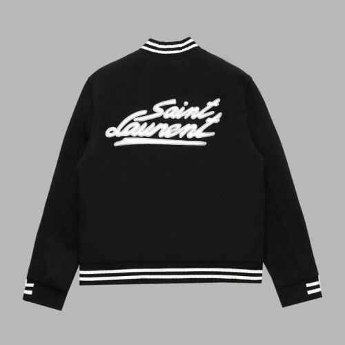 Saint Laurent 세인트로랑 백로고 바시티 자켓