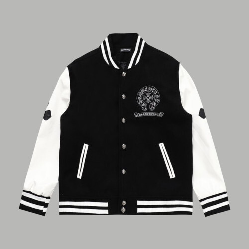 Chrome Hearts 크롬하츠 말굽 배색 바시티 자켓