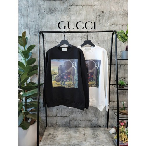 GUCCi 구찌 고릴라 로고 쭈리맨투맨