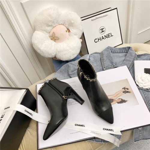 CHANEL 샤넬 여성용 부츠(힐높이8.5CM) C68500-1