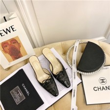 CHANEL 샤넬 여성용 슬리퍼 힐 (힐높이6.5CM) C97012